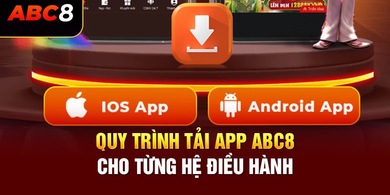 Quy trình tải app ABC8 cho từng hệ điều hành