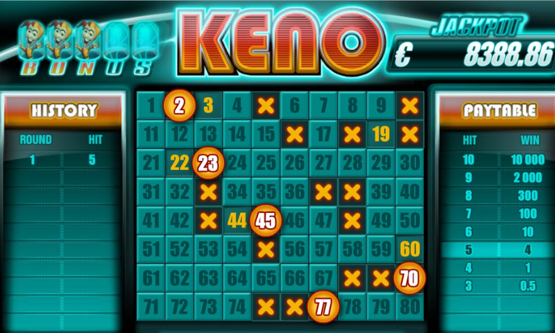 GAME KENO ABC8